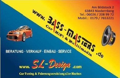 BASS MASTERS Car HiFi & Multimedia Logo