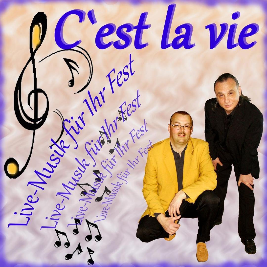 C`est la vie  -  Live-Musik-DUO Logo