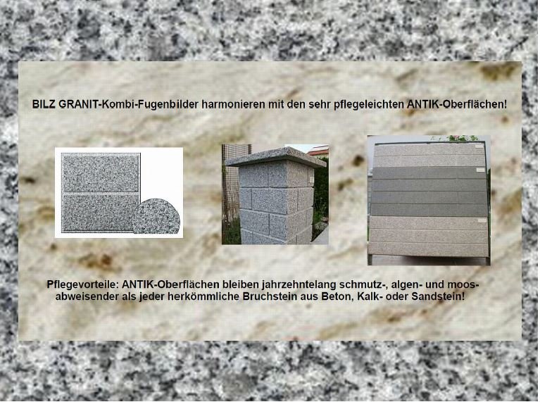 Granitpatent BILZ-Schnellbausystem