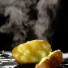 Linda dampfende Kartoffel