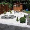 Moderne Gartenanlage mit Naturstein;  fachgerecht eingebaut !