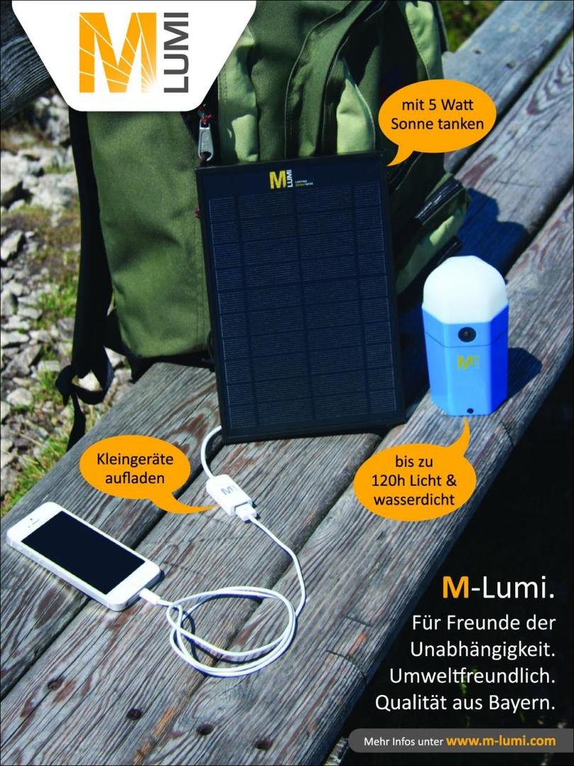 Solarlampe M-Lumi