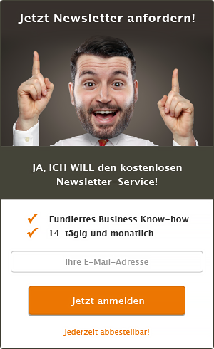 Jetzt kostenlos Newsletter anfordern