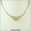 Collier Gold 585 0,79 ct. Brillanten Goldcollier Halskette