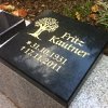 Grabmal Urnenstein Grabplatte mit Inschrift in Gold nach Maß