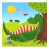 Kinderzimmer Bild - Drache Mittagsschlaf 