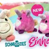 Klein, bunt und super flauschig – der Werbeartikel MiniFeet-Schmoozies® als Trendtier im Einhorn-Loo