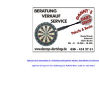 Auckland Becks Excel Danny's Dart-Shop » Dart in Berlin